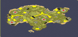 Samos (2-4) - Red Alert 2 Map Preview Image